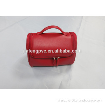 Hot Red PU High-Grade Promotional Cosmetic Bag for Fashion